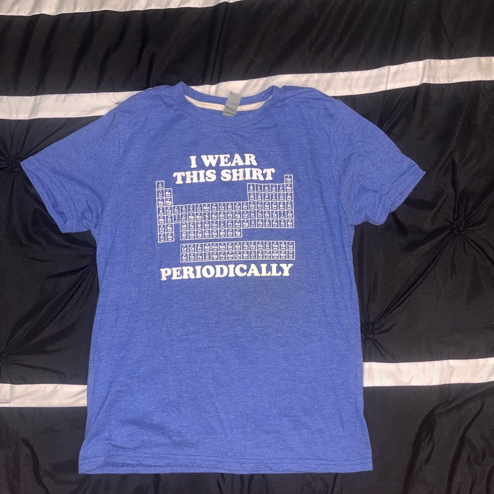 Blue Periodic Table Kids T-Shirt